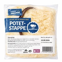 Ferdig Preppa Potetstappe