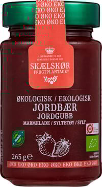 Jordbærmarmelade Økologisk 265g Skælskør