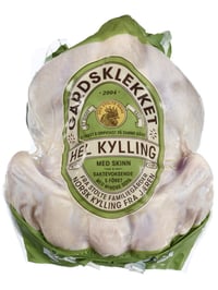 Dsh Gårdsklekket Hel Kylling Ca 1800g Vv