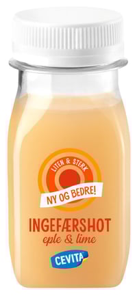 Ingefærshot Eple&Lime 100ml Cevita
