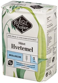 Hvetemel Siktet Økologisk, 1 kg