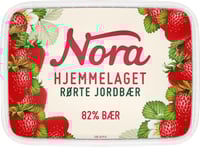 Jordbærsyltetøy Rørte 280g Nora