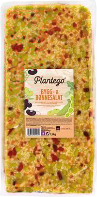 Plantego' Bygg- og Bønnesalat 1500g