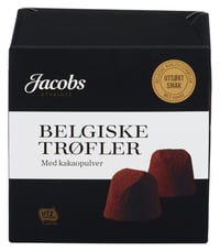 Belgiske Trøfler Kakao 200g Jacobs Utvalgte