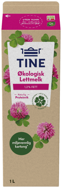 Tinemelk Lett Økologisk 1l
