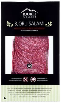 Bjorlisalami 120 Gr, Skåret