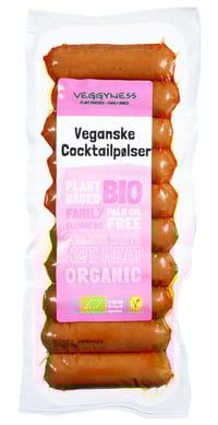 Vegan Coctailpølser 200g Veggyness