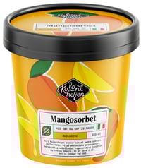 Mangosorbet Økologisk 500ml Kolonihagen