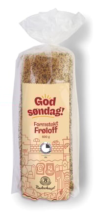 Formstekt Frøloff God Søndag 600g Bakehuset