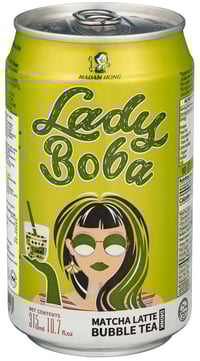 Lady Boba Matcha Latte Bubble 315ml Madam Hong