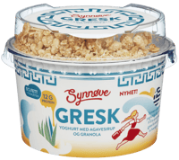 Synnøve Gresk Agave & Granola 157g