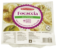 Møllerens Focaccia 225g Glutenfri