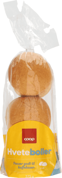 Coop Hveteboller 6pk 375g