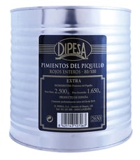 Piquillio 2,5kg Paprika Dipesa