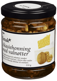 Smak Akasiehonning med Valnøtter 210g