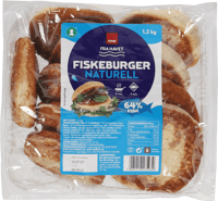 Coop Fra Havet Fiskeburger Naturell 1,2kg