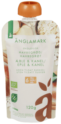 Änglamark Havregrøt med Eple/Kanel 120g