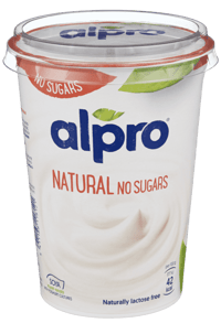 Alpro Soyayoghurt Natural Sukkerfri 500g