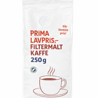 Prima Lavpris Filtermalt kaffe