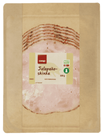 Coop Gourmet Jalapeñoskinke 100g