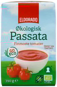 Tomater Passata Økologisk 390g Eldorado