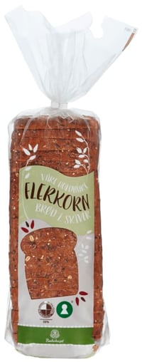 Flerkornbrød Holdbar Skåret 750g Bakehuset