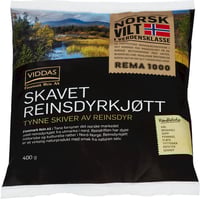 Rema Skavet Reinsdyrkjøtt 400g