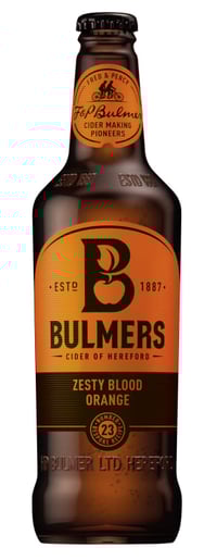 Bulmers Cider Zesty Blood Orange 0,5l flaske