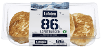 Lofoten Grov Fiskeburger Torsk/Hyse 500g