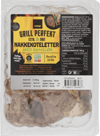 Coop Grill Perfekt Nakkekotelett Ramsløk u/ben
