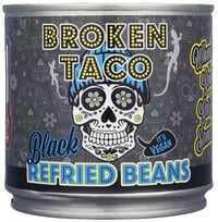 Refried Beans Black 400g Broken Taco