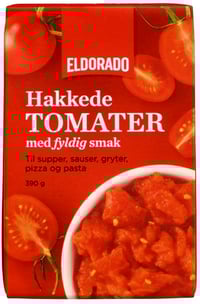 Tomater Hakkede Naturell 390g Eldorado