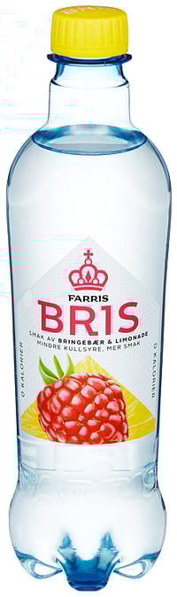 Farris Bris Bringebær/Limonade 0,5l flaske