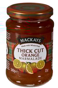 Appelsinmarmelade Store Biter 340g Mackays