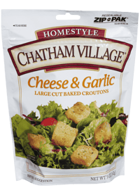 Chatham Village Cheese & Garlic Crutons 142g
