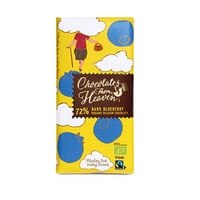 Sjokolade Mørk 72% m/Blåbær Økol 100g