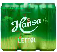 Hansa Lettøl 0,5lx6 boks