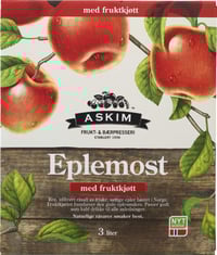 Eplemost m/Fruktkjøtt 3l Bib Askim