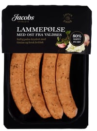 Lammepølse m/Ost 260g A.Idsøe/Jacobs Utvalgte