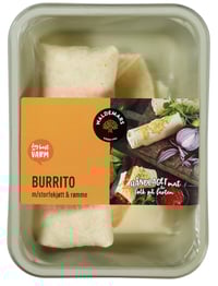 Wrap Burritos m/Storfekjøtt & Rømme 160g 1 stk X 4 Wald