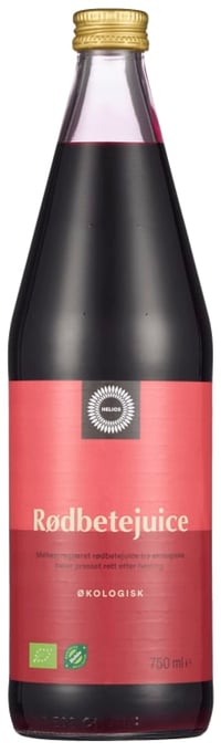 Rødbetejuice Økologisk 0,75l Helios