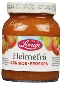Aprikos&Fersken Heimefrå 380g Lerum