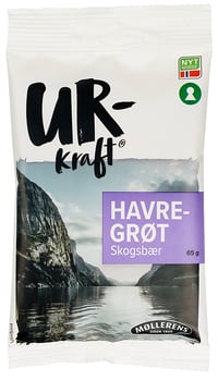 Urkraft Havregrøt Skogsbær 65g Møllerens