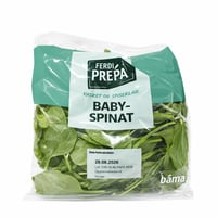 Ferdig Preppa Baby-spinat