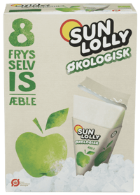 Sun Lolly Eple Økologisk 8pk