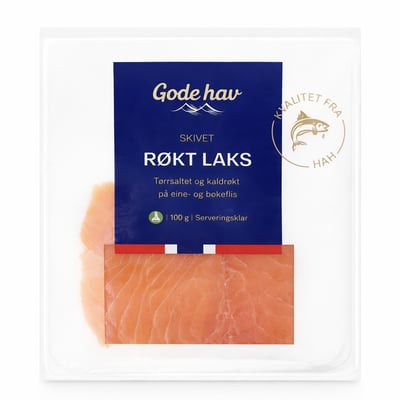 Skivet røkt laks