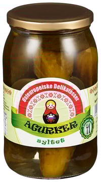 Agurk Syltet 840g 6 stk Ød