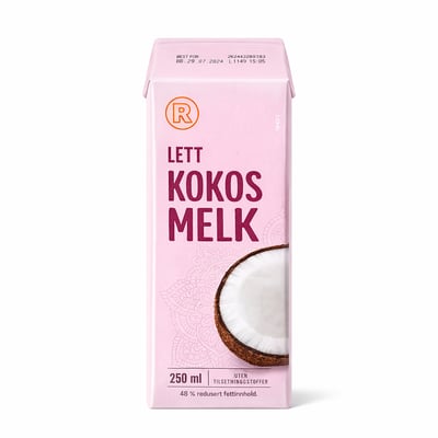 Lett kokosmelk