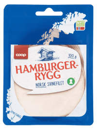 Coop Hamburgerrygg 100g