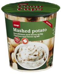 Coop Potetmos med Bacon og Løk 50g